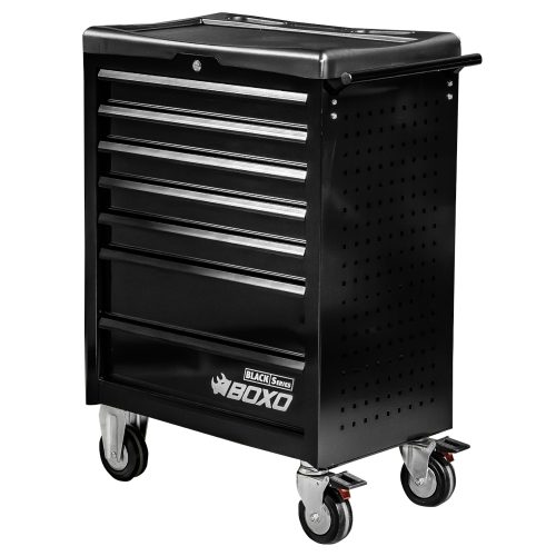Roll Cab 27" Composite Top Black 7 Drawers BOXO KIT-TB267-BKBK