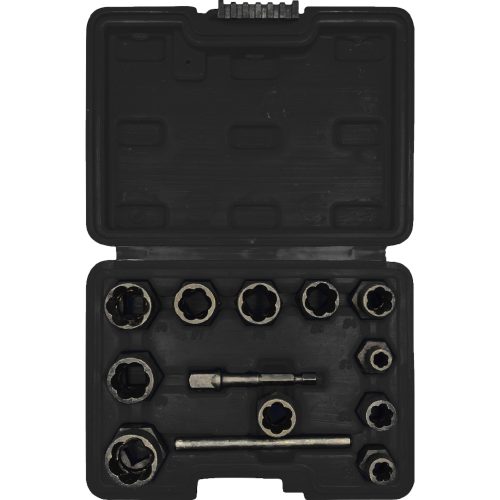 Bolt & Nut Extractor Set 3/8" Drive 13 Pc Powerhand SIN-403.0210