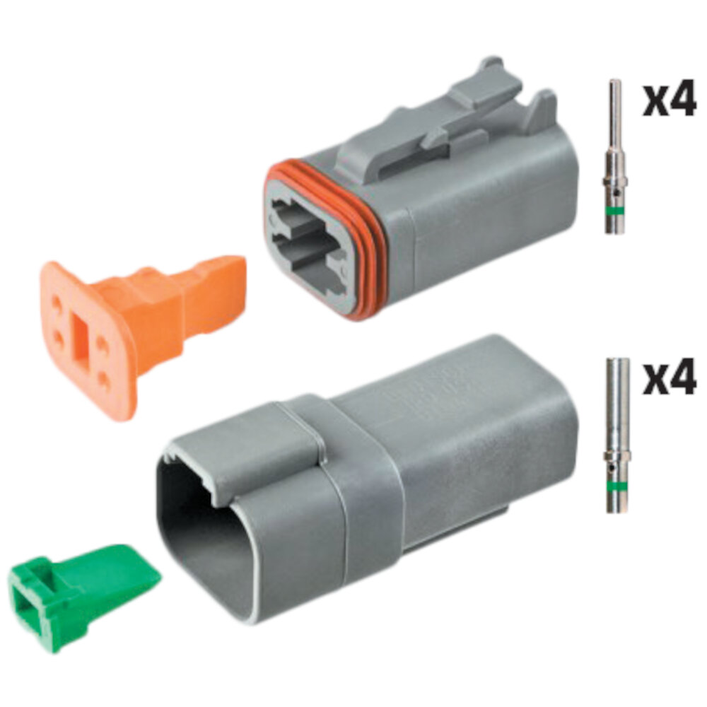 DT Multiplug Connectors Deutsch Heavy Duty Waterproof 2-Way to 12-Way - Image 4
