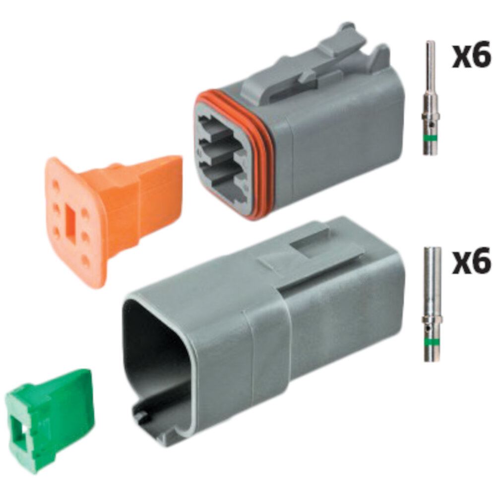 DT Multiplug Connectors Deutsch Heavy Duty Waterproof 2-Way to 12-Way - Image 5
