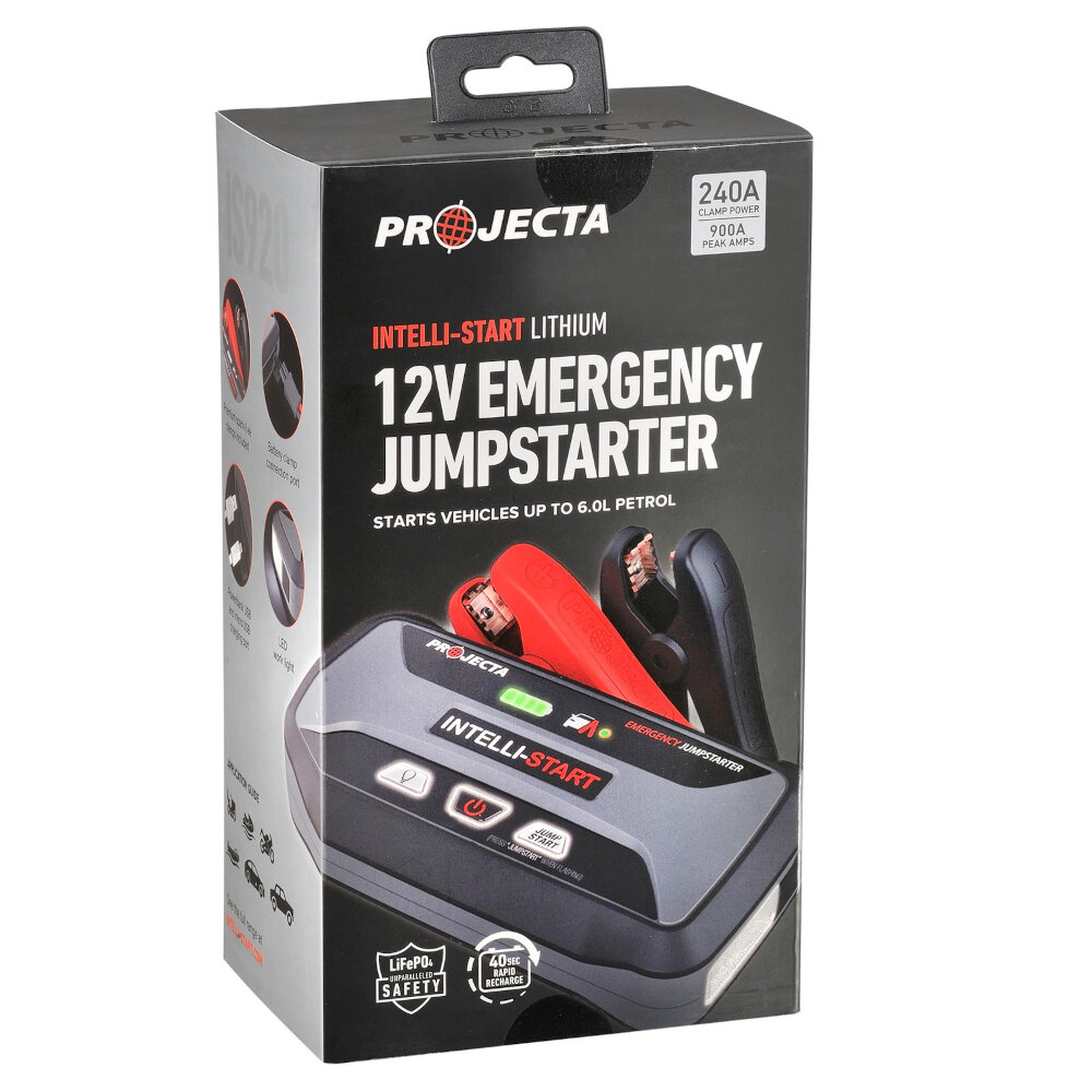 Jump Starter PROJECTA 12V 900A Intelli-Start Emergency Lithium Power Bank IS920 - Image 10