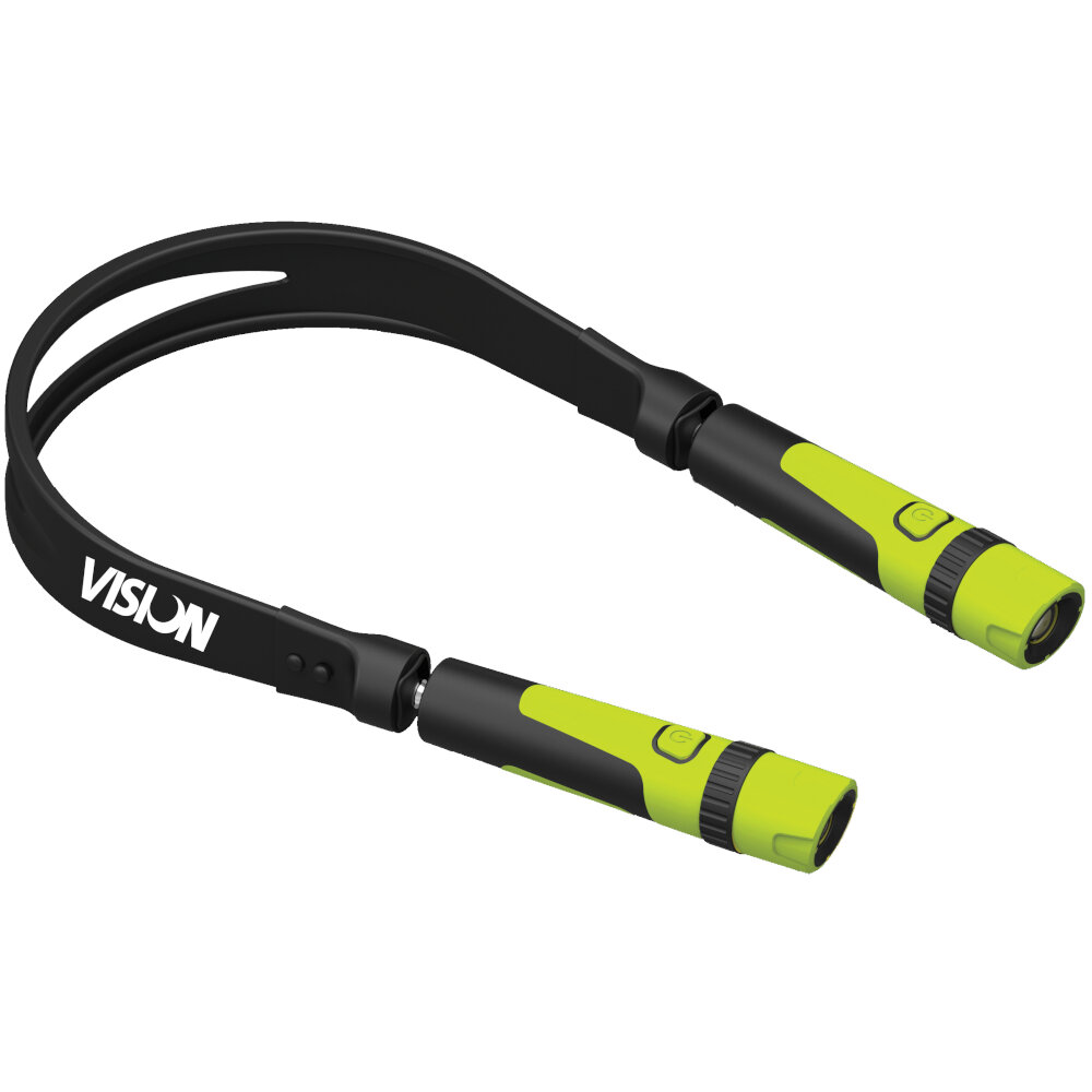 Neck Torch Flexible LED 300 Lumen USB-C -USB-A 60cm Charging Cable VISION ETL202