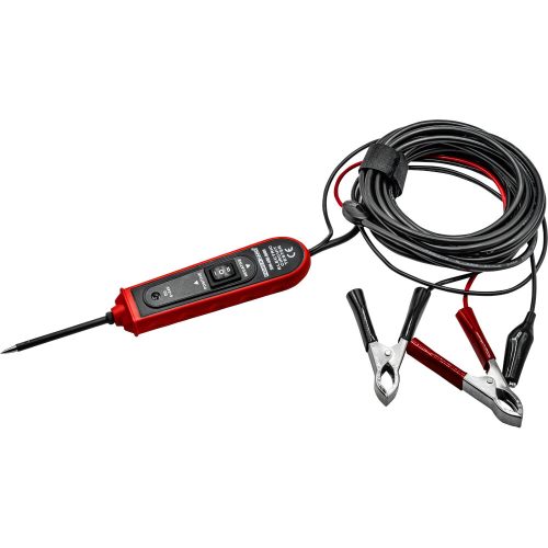 Test Probe Automotive 6-24V 5m Long Leads & Red/Green LED Powerhand SIN-400.0600