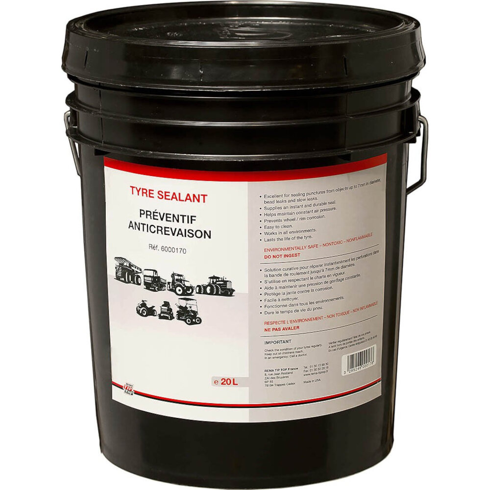 Rema Tip Top Tyre Sealant 20 Litres Seals Punctures up to 3/16" TY303 -Free Post