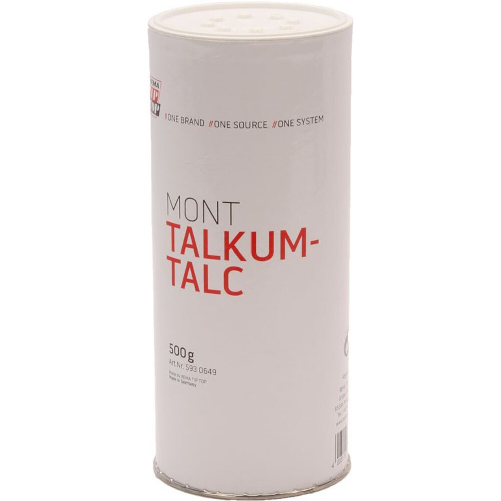 Rema Tip Top Talcum Powder For Use With Mounting Tube Tyres 500g TY332 Free Post