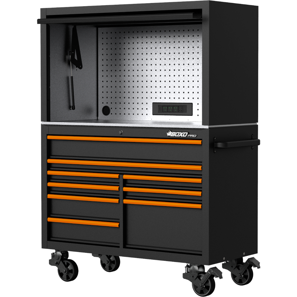 53" Roll Cab Boxo Pro Series Gloss & Matte Black Plus 7 Trim Colour Options - Image 11