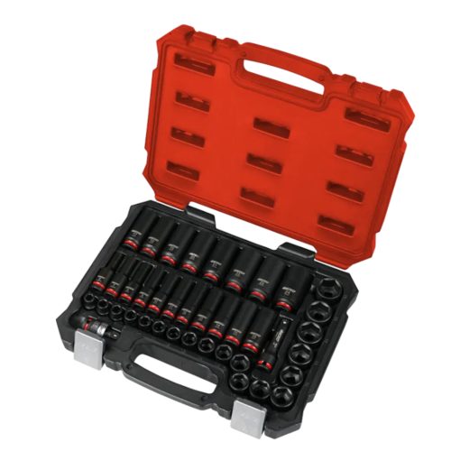 Master Impact Socket Set 3/8" drive 40 Pc Shallow and Deep 10 - 32mm BOXO BXB021