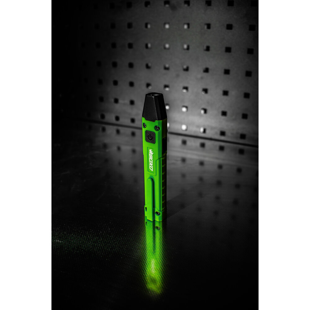 Wireless Pen Light Rechargeable - with USB-C Cables 200 Lumen Green Boxo LED-014