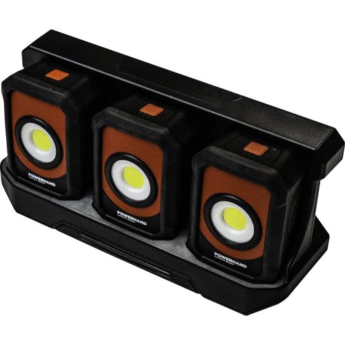 3 Modular Work Light System 70-700 Lumen Output 180° Tilt Powerhand SIN-100.3193