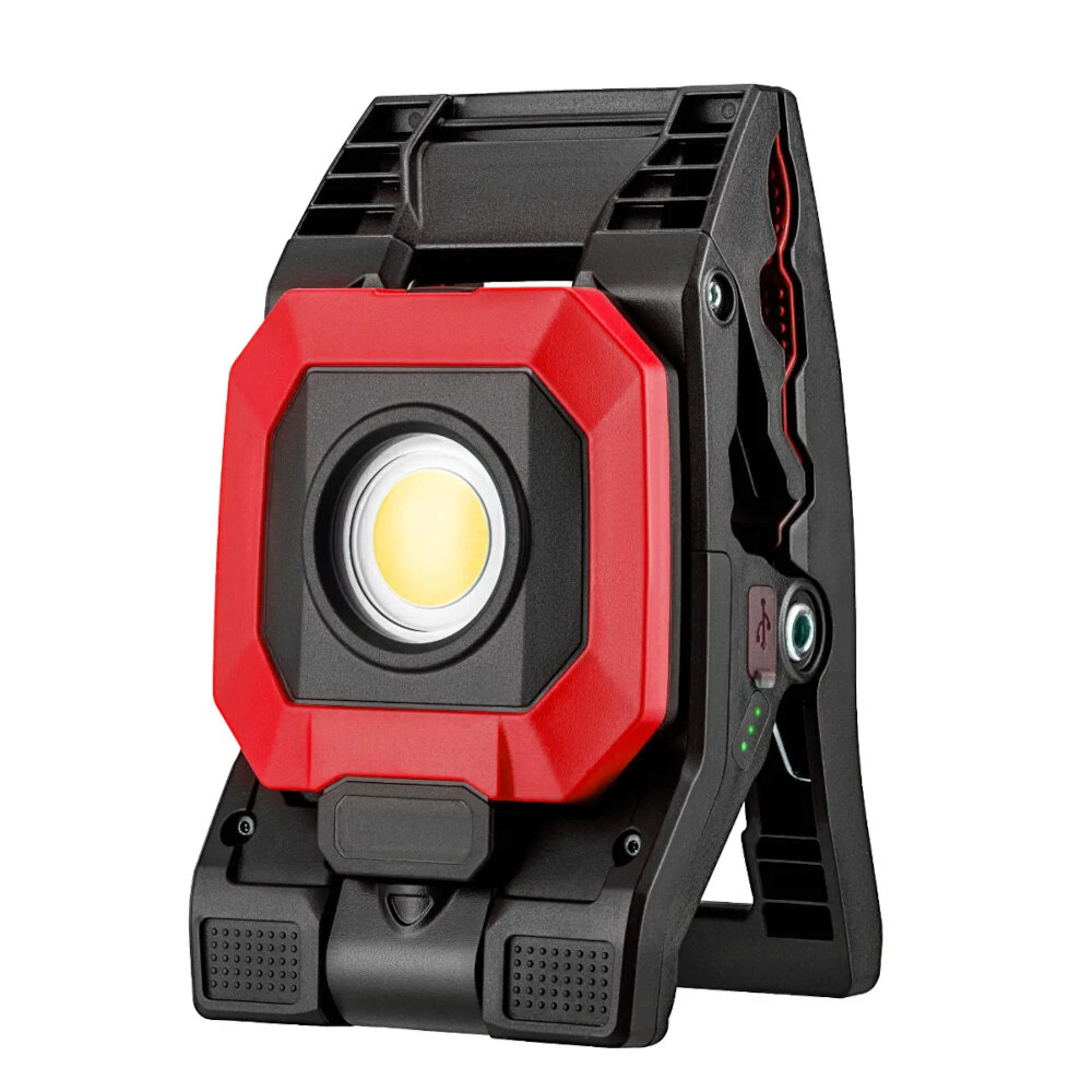 Worklight With Shark Clamp 1600 Lumen Up To 24Hrs Runtime Powerhand SIN-100.5011