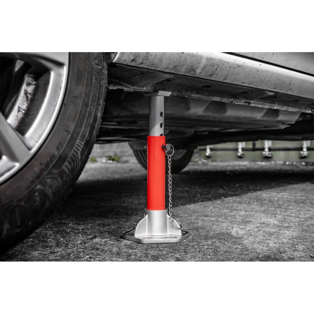 Axle Stands Aluminium 3 Tons Each Supporting Capacity x Two - Hurricane W06-4204