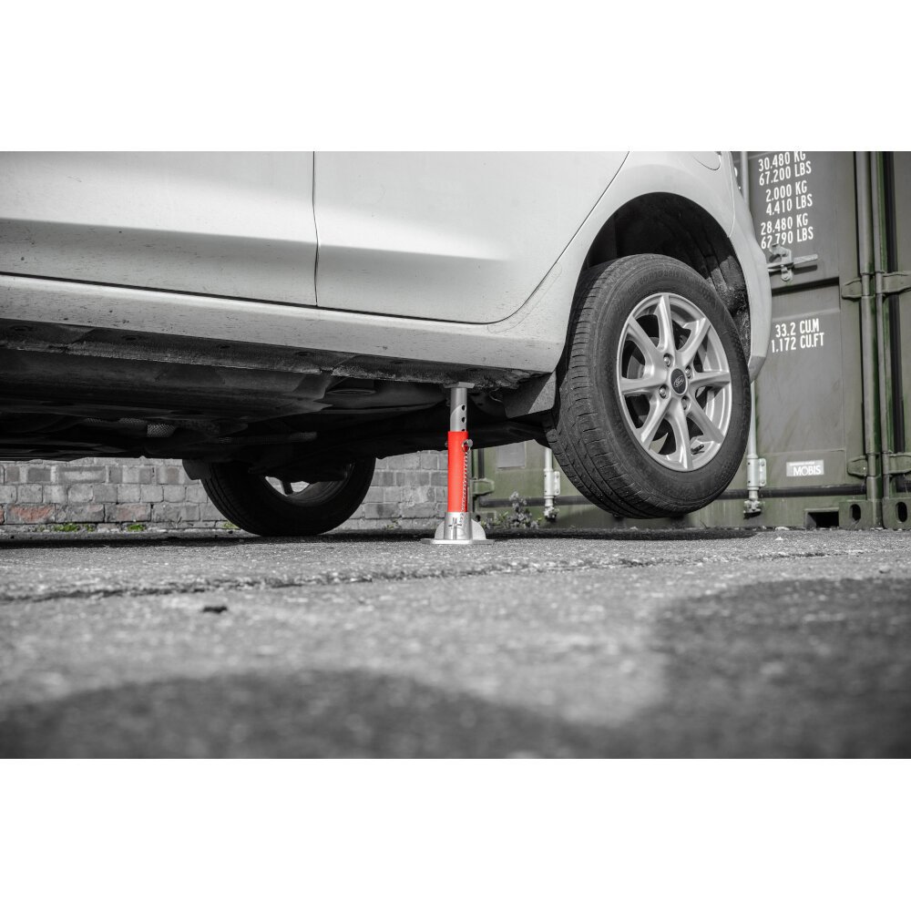 Axle Stands Aluminium 3 Tons Each Supporting Capacity x Two - Hurricane W06-4204