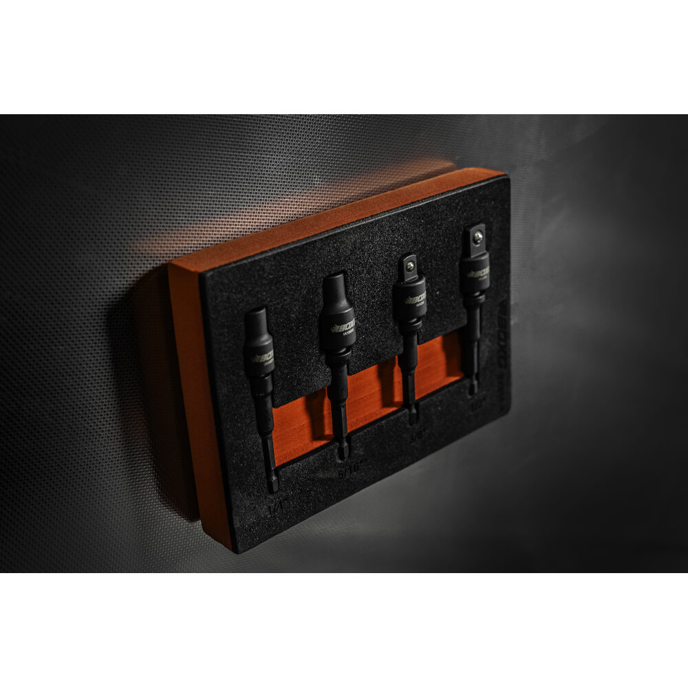 Impact Swivel Master Set 4Pc Heat Treated for Strength & Durability BOXO BX856-R