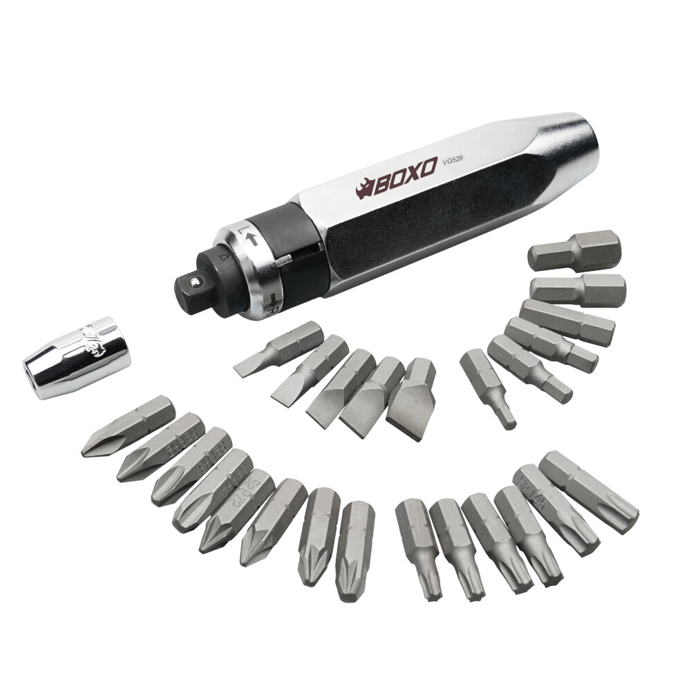 Impact Driver 3/8" Drive with Bits 27 Pc Kit in BMC For Heavy Duty Use BOXO P511 - Image 4