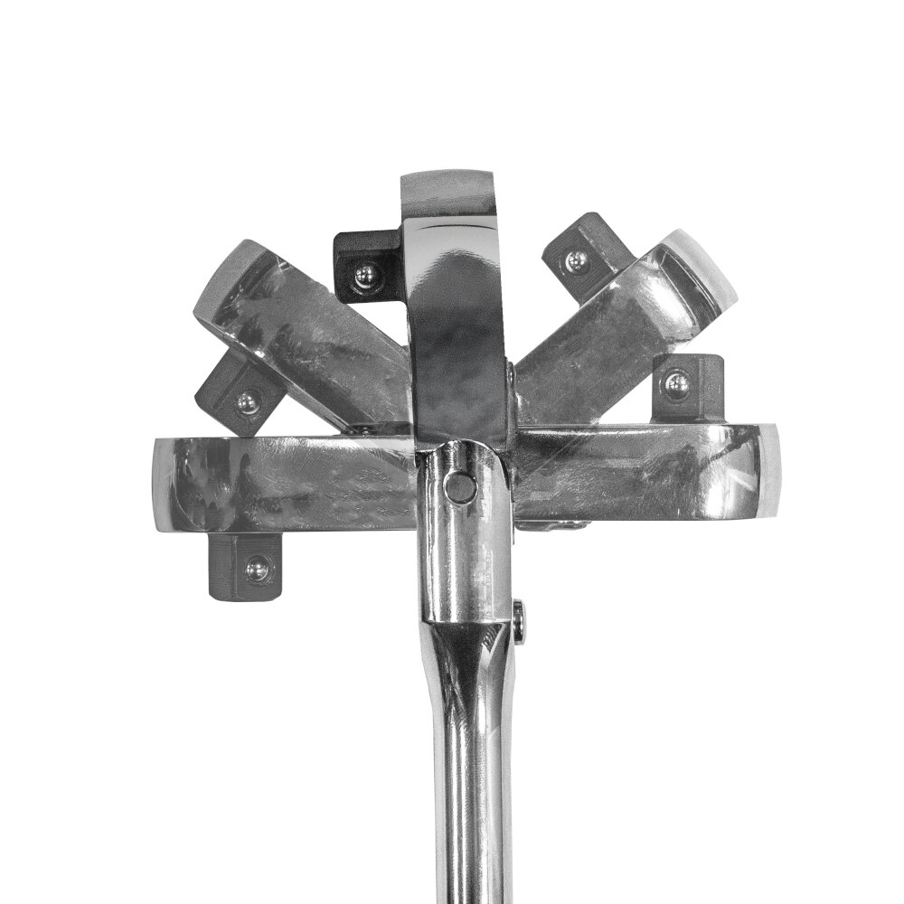 Ratchet Master Set 90T 9 Pcs 1/4"/ 3/8"/1/2" Long, Flex & Standard BOXO BX849-R2 - Image 10