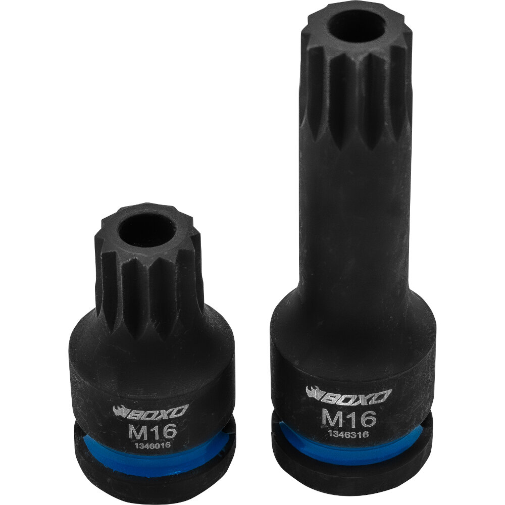 Impact Spline Bit Tamper-Proof Bit Socket Set 1/2" Dr 8 Pcs M12-M18 BOXO BX923-R - Image 3