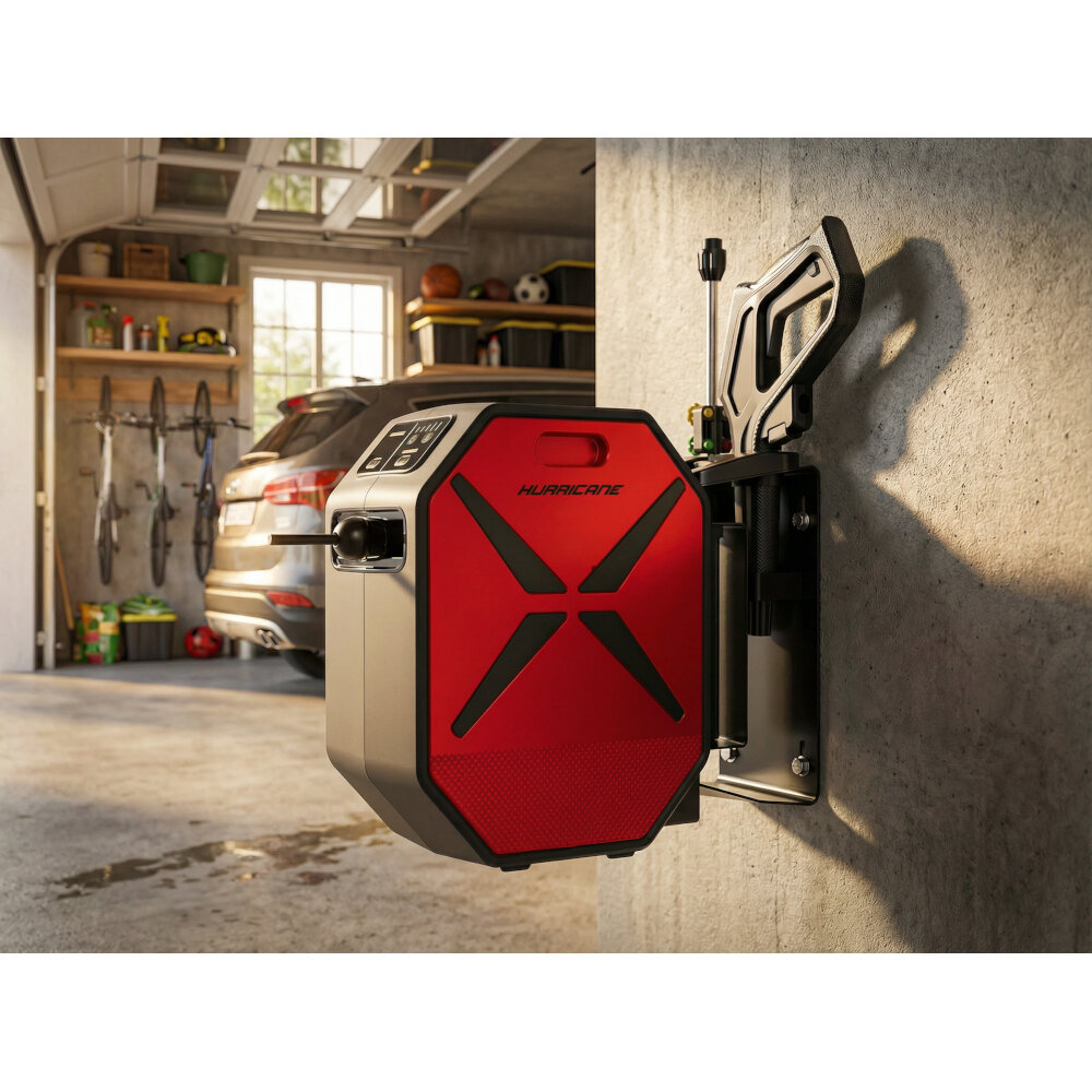 Pressure Washer Wall Mounted 150 Bar 2 Year Warranty 30m Hose Hurricane W10-0003 - Image 9